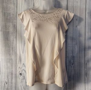 Banana Republic Cream Top NWOT